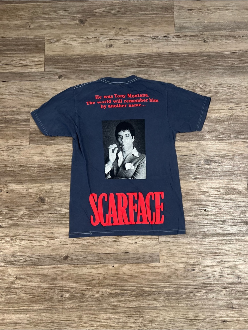Scarface Movie Poster Re-Issue Men's T Shirt Tony Montana Gangster Movie Size S